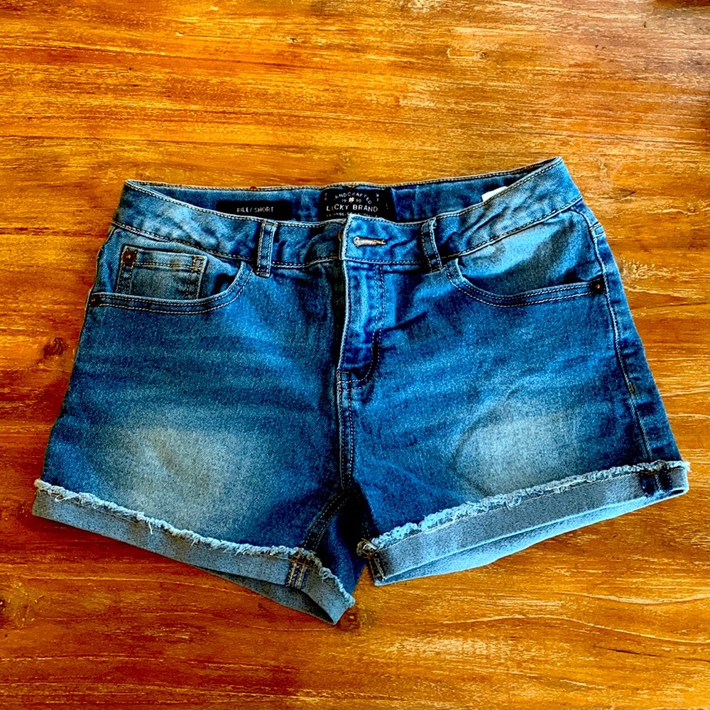 Lucky Brand girls size 16 Riley jean shorts